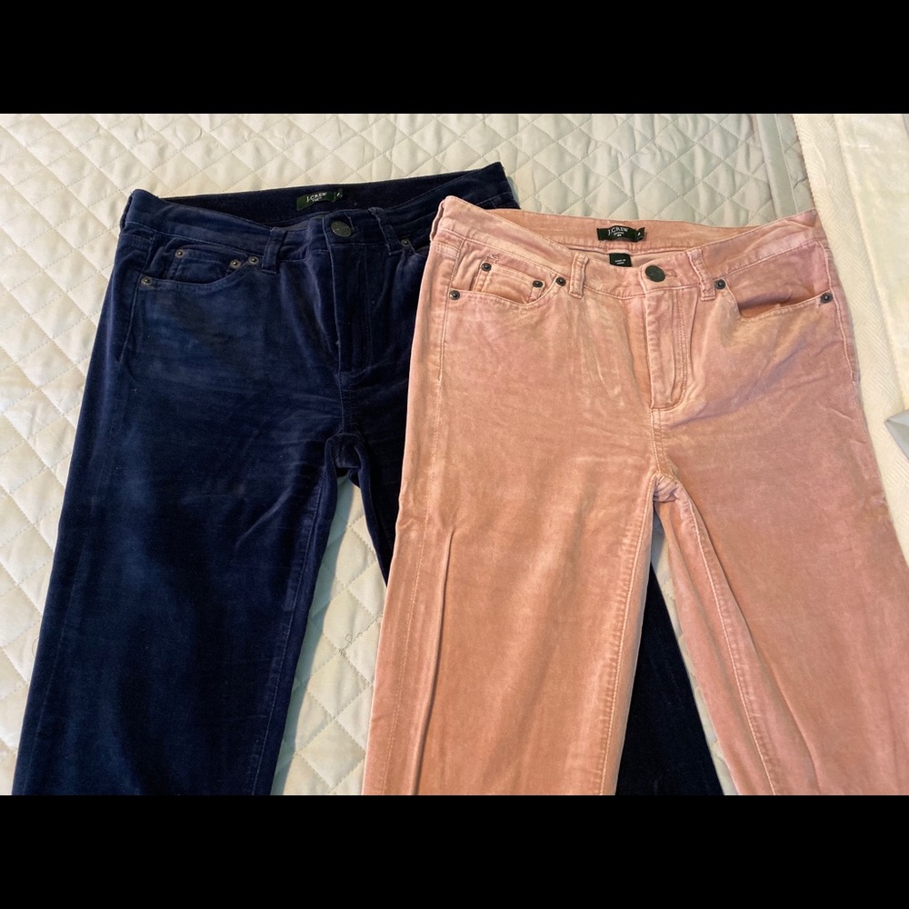 J. Crew Velvet Pants